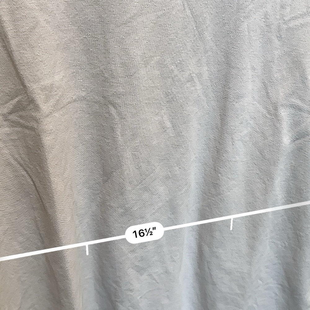 American Eagle Outfitters Men's Small Light Gray Polo, Casual 0036 - Picture 5 of 6